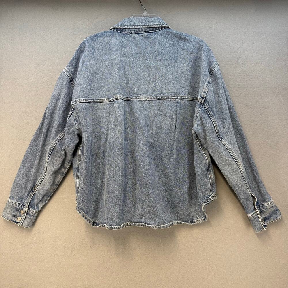 Pistola Denim Shacket Women's XL Blue Pistola Denim Jean Jacket - Picture 2 of 10
